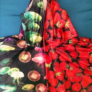 Vibrant Skater Dress 2/set